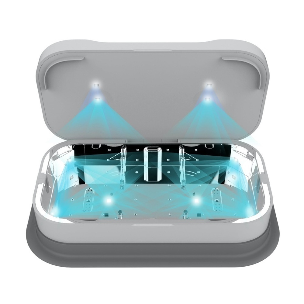 ✨✨Dual Electronics UV Phone Sanitizer for Car/Home UseWireless Phone Charg…